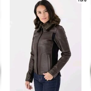 New Knox Leather Women's Motorcycle Protective Jacket 8 XS Gorgeous MSRP $850